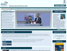 Tablet Screenshot of essc-india.org